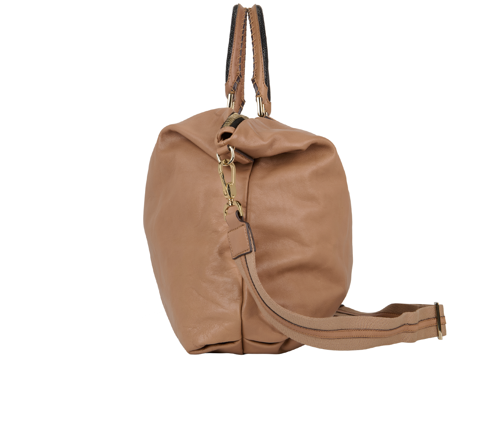 Huxley Tote, &pound;150, Handbags, Beige, Leather, Bottom view